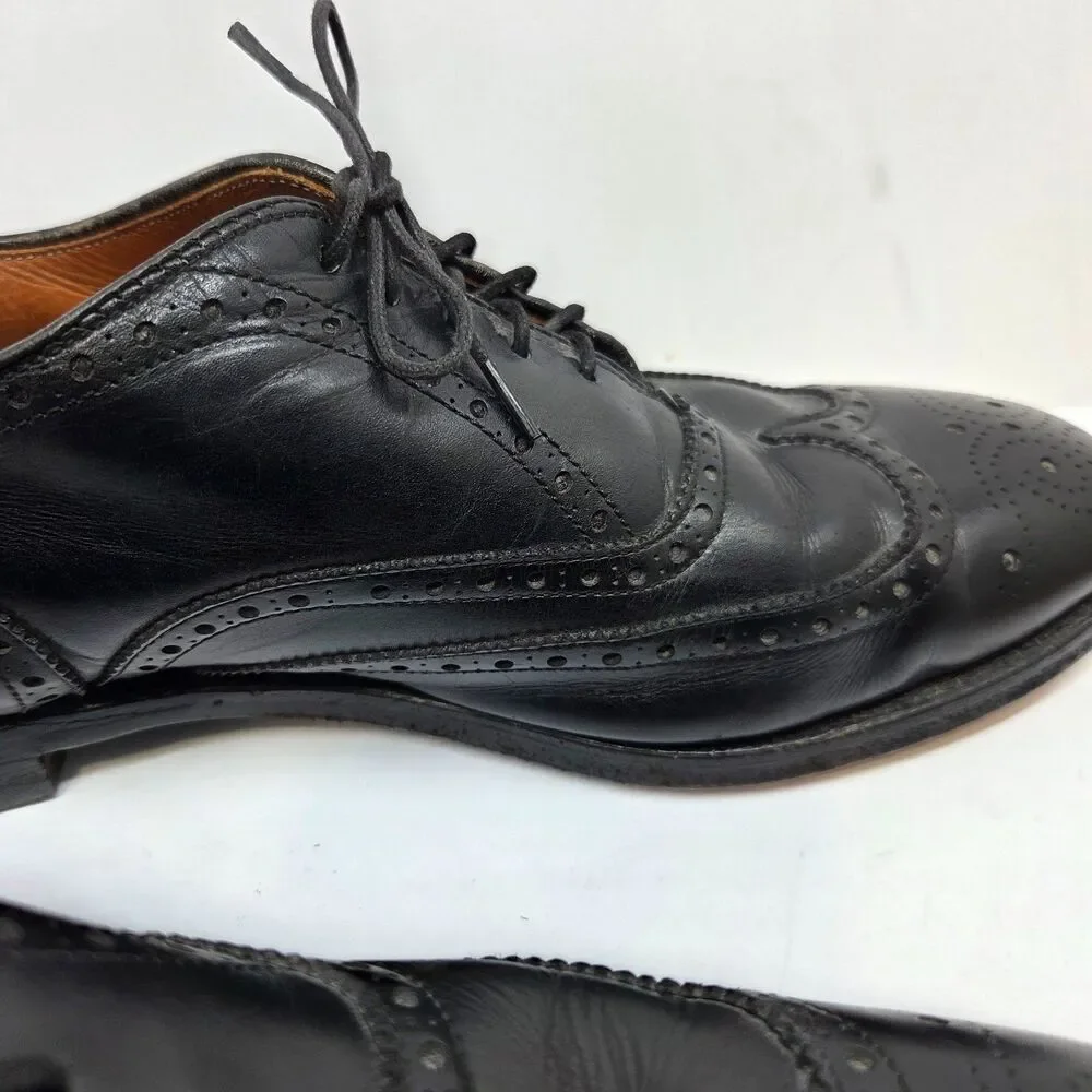 Alden 903 Hampton Mens Black Leather Wingtip Oxfords Size US 9.5 B/D